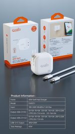 Set de Cargador Rápido 45W GaN + Cable USB-C